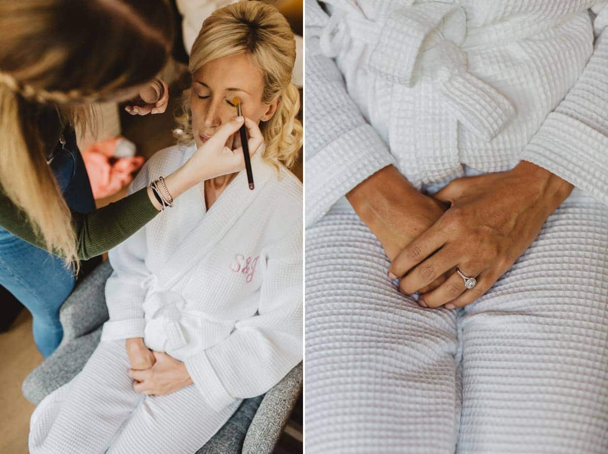 London Wedding Photography - Bride getting ready