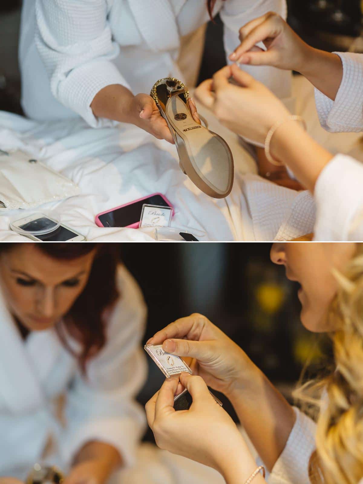 London Wedding Photography - Bride getting ready