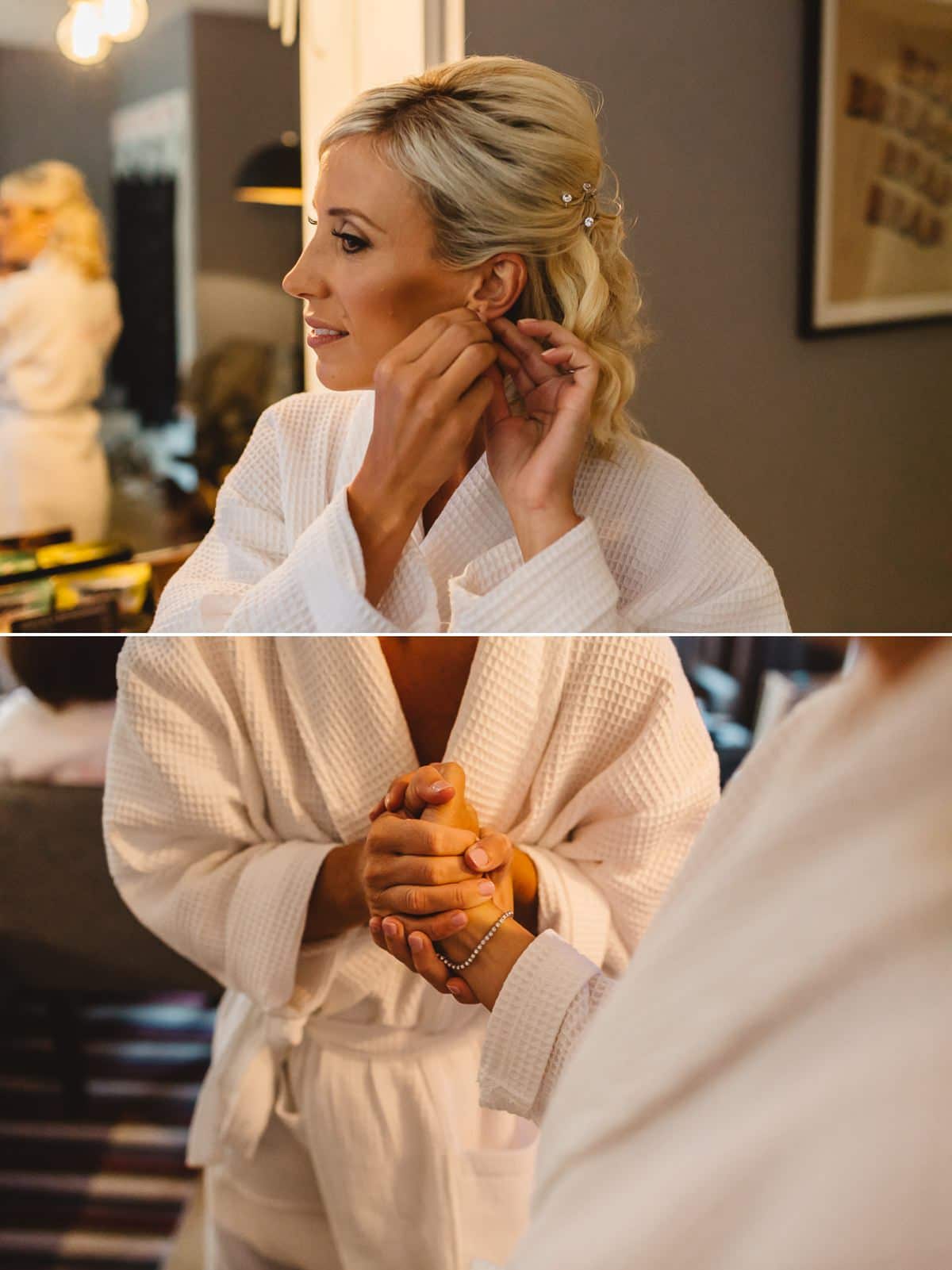 London Wedding Photography - Bride getting ready