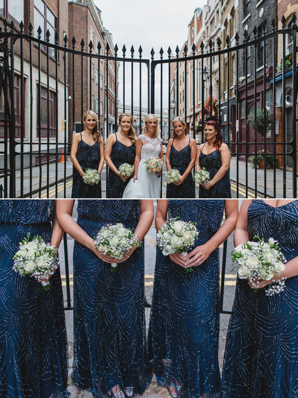 London Wedding Photography - Bride and bridesmaids