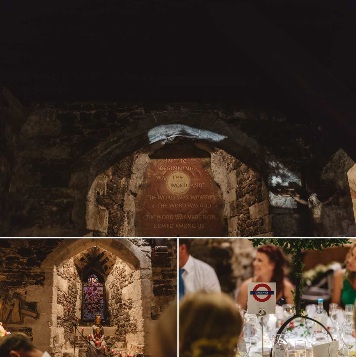 London Wedding Photography in The Crypt - Details