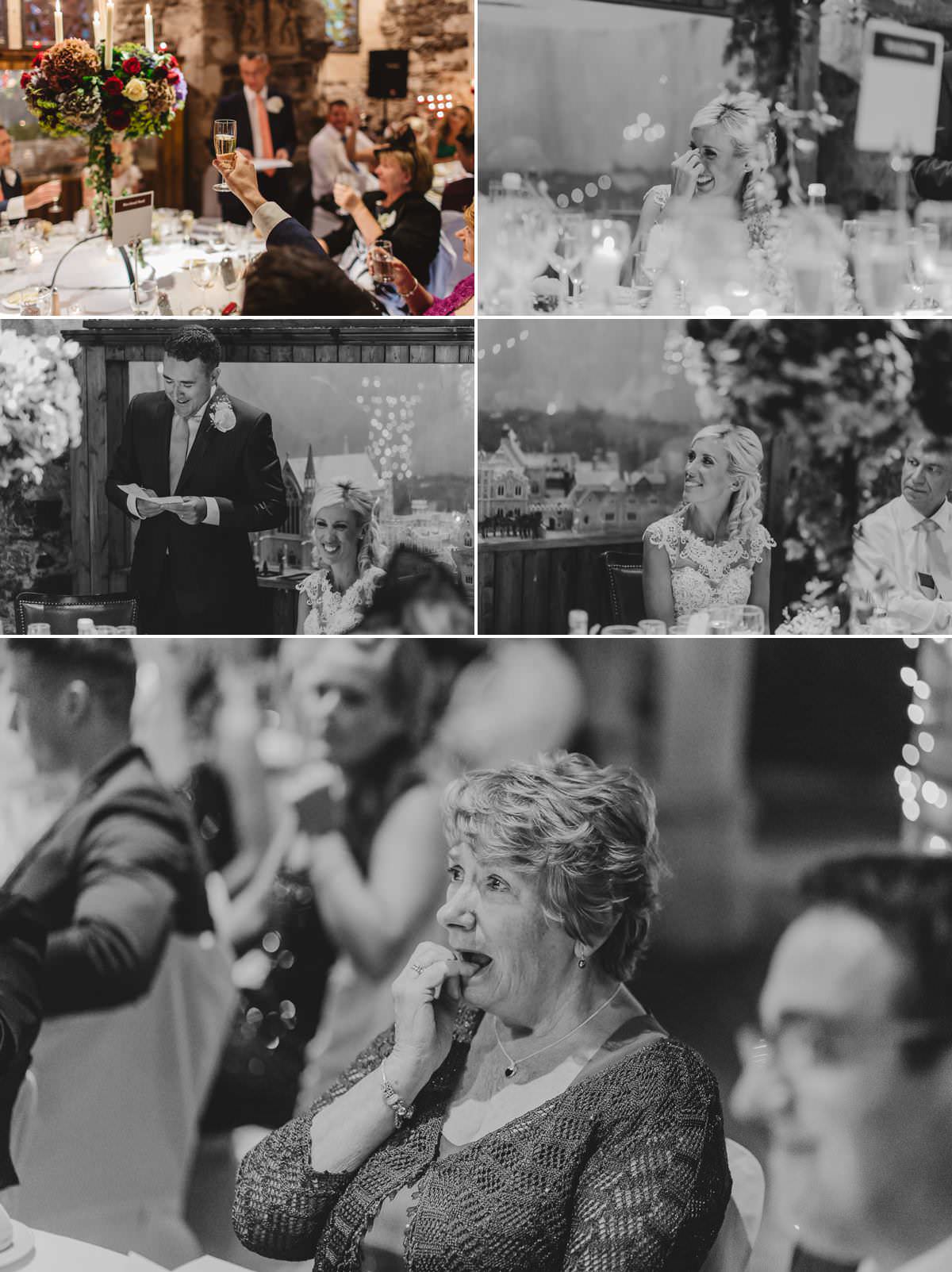 London Wedding Photography in The Crypt - Speeches
