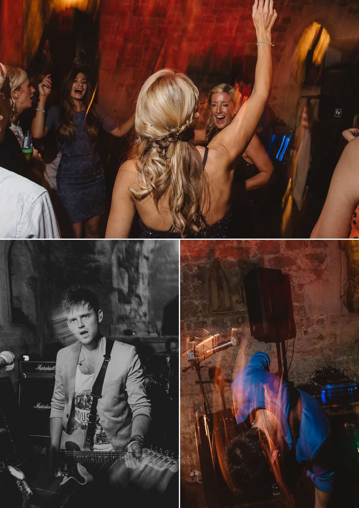 London Wedding Photography in The Crypt - Party