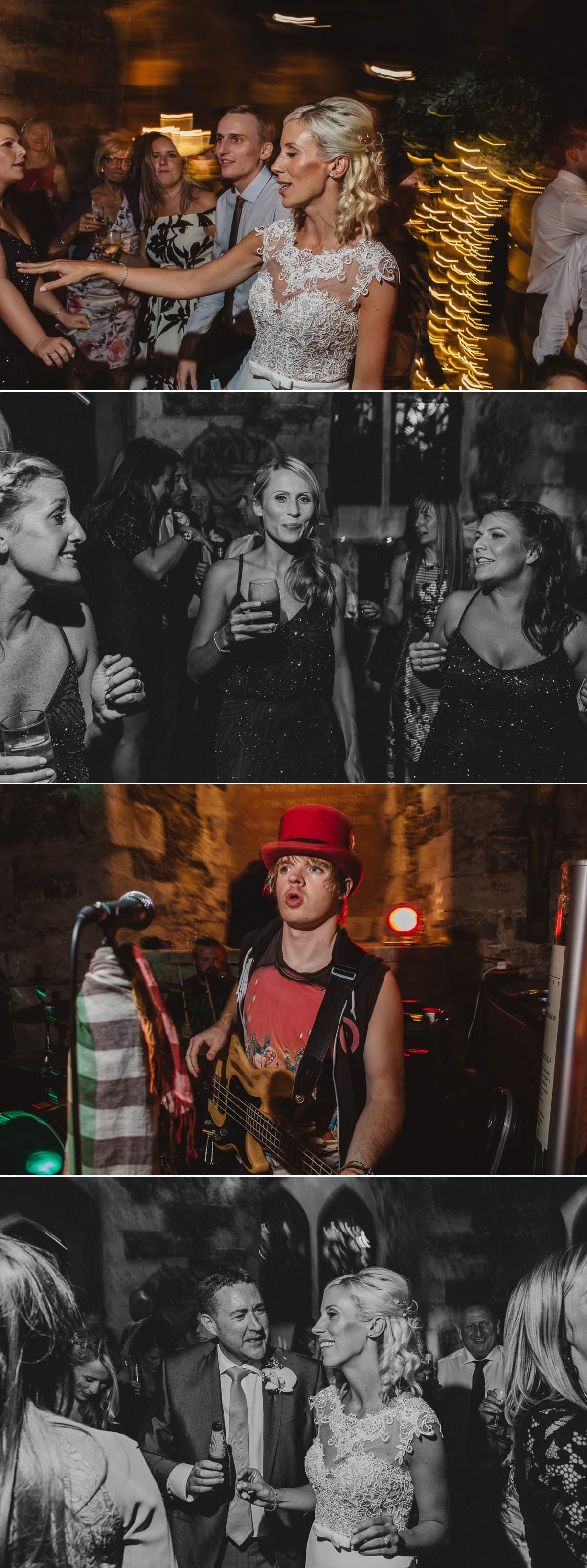 London Wedding Photography in The Crypt - Party